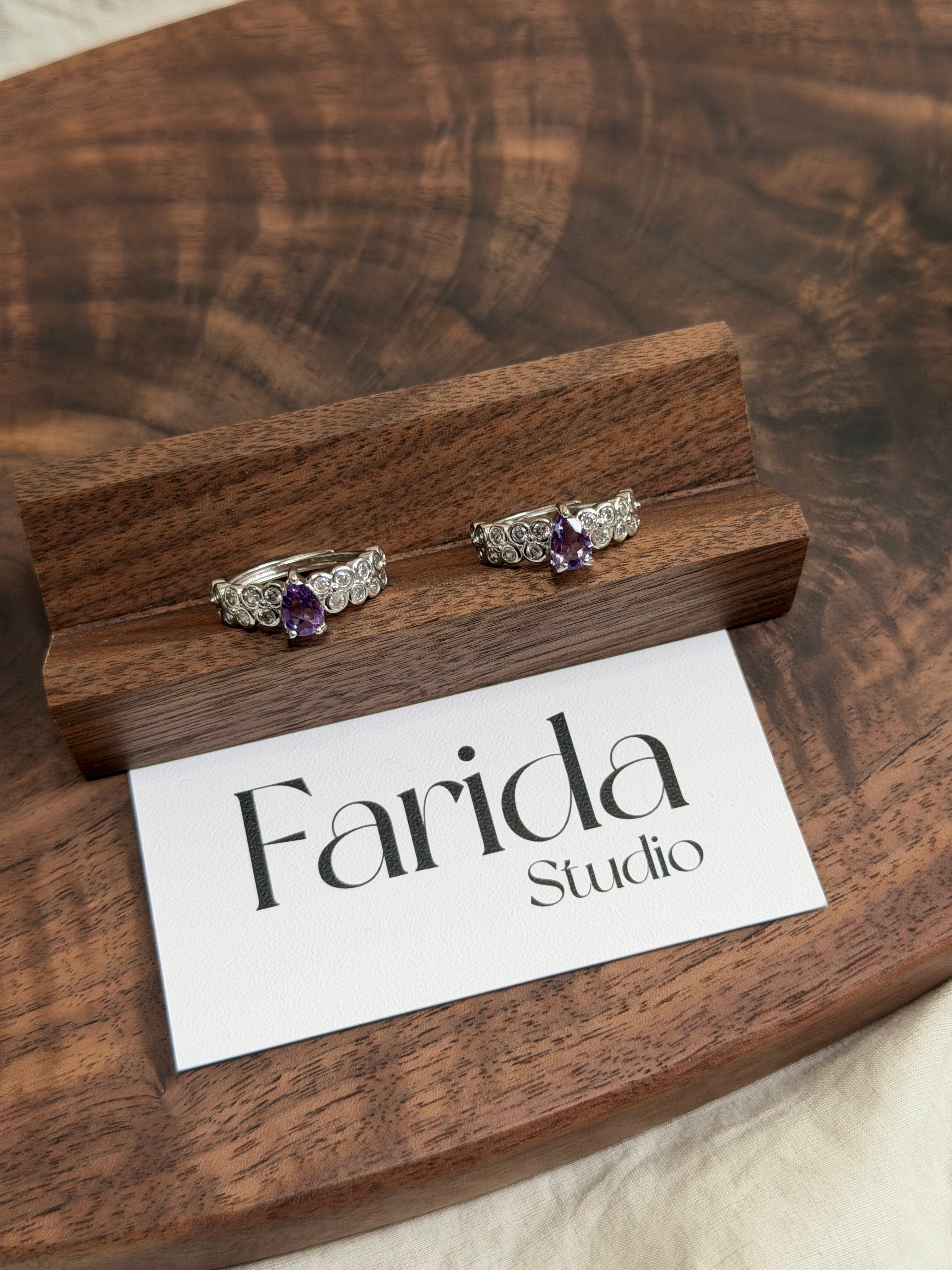 設計款紫水晶戒指