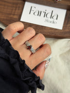 設計款石榴石戒指