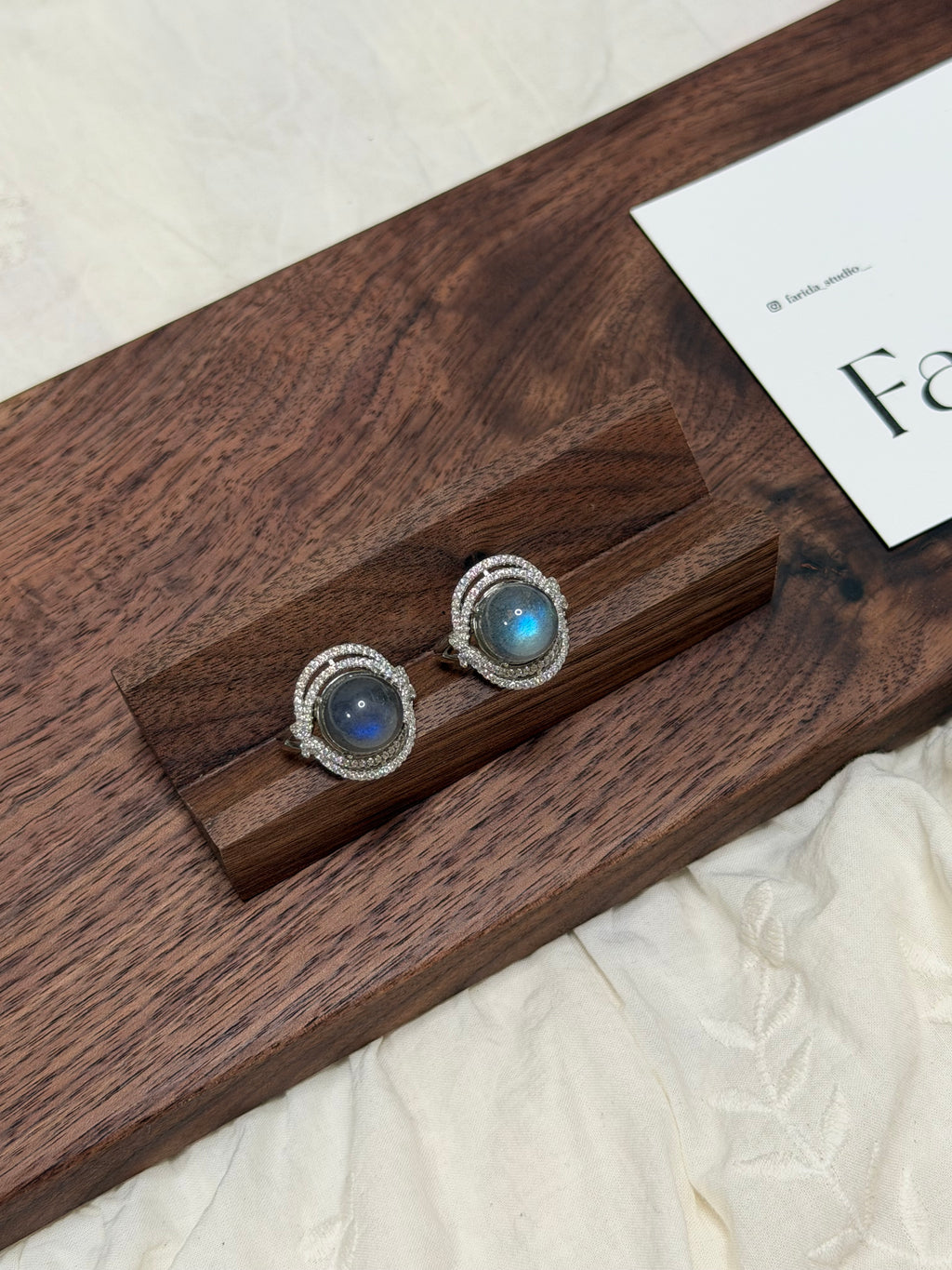 豪華款拉長石戒指