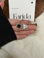 心型水晶吊墜（開口扣）