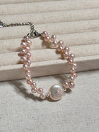 麥穗粉珍珠手鏈