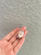 金粉色巴洛克吊墜