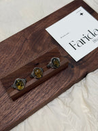 尼泊爾風格綠珀戒指