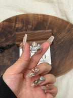 鏈條款灰月光戒指