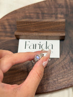 貝殼款藍月亮石戒指