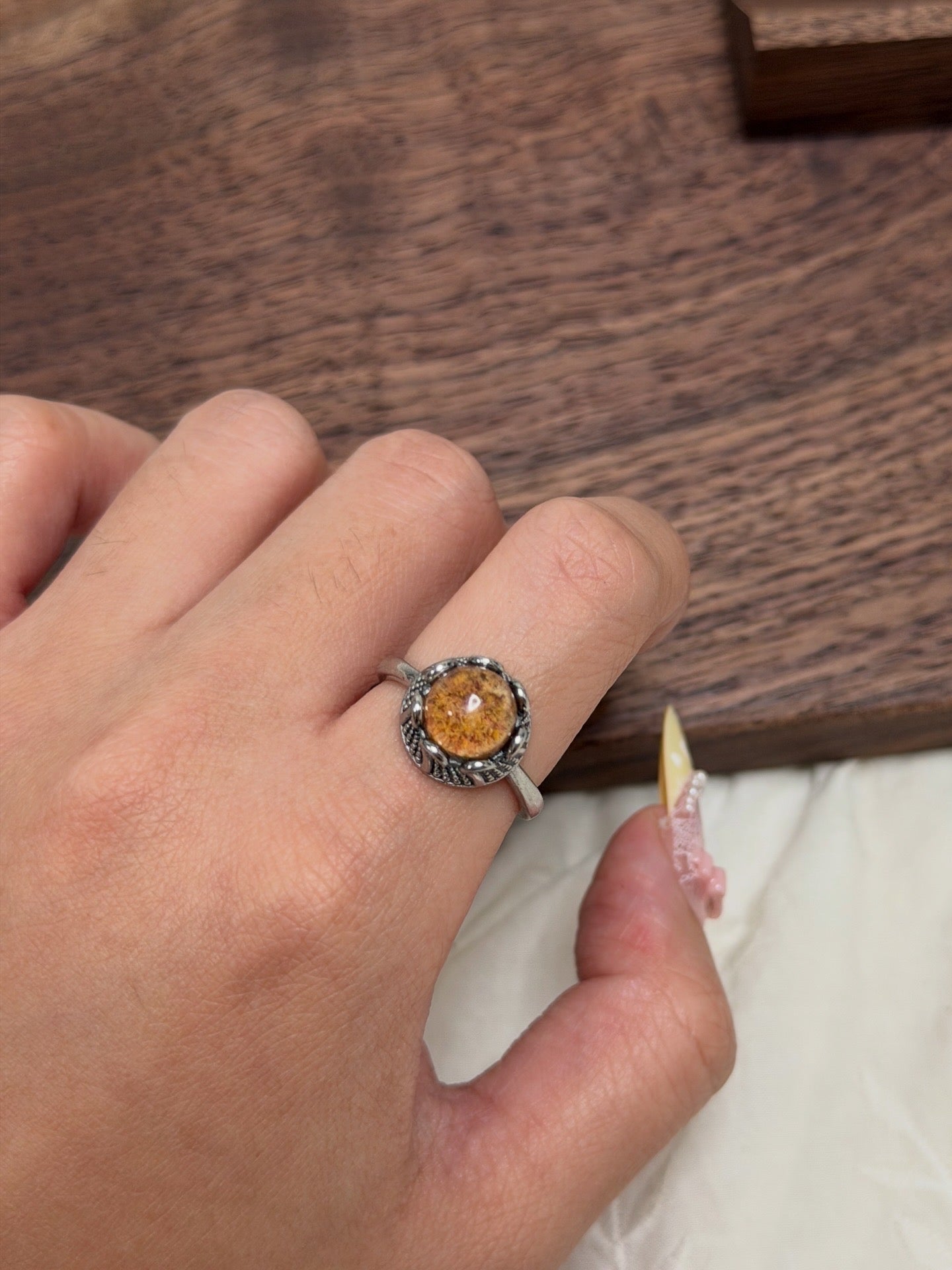 做舊鈦鋼幽靈戒指