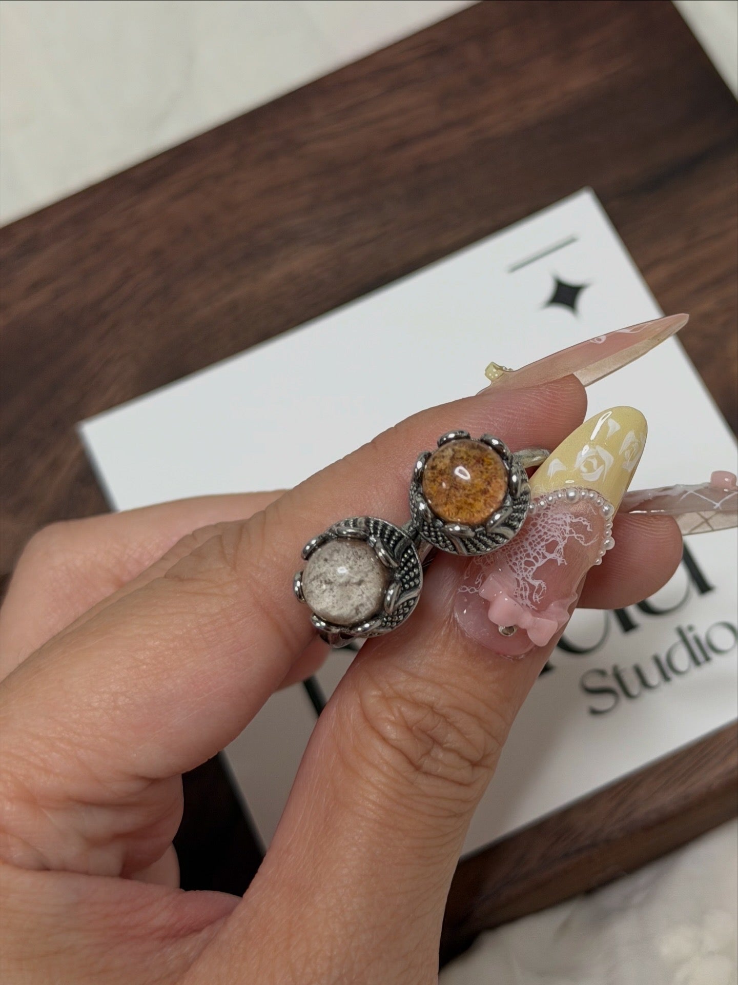 做舊鈦鋼幽靈戒指