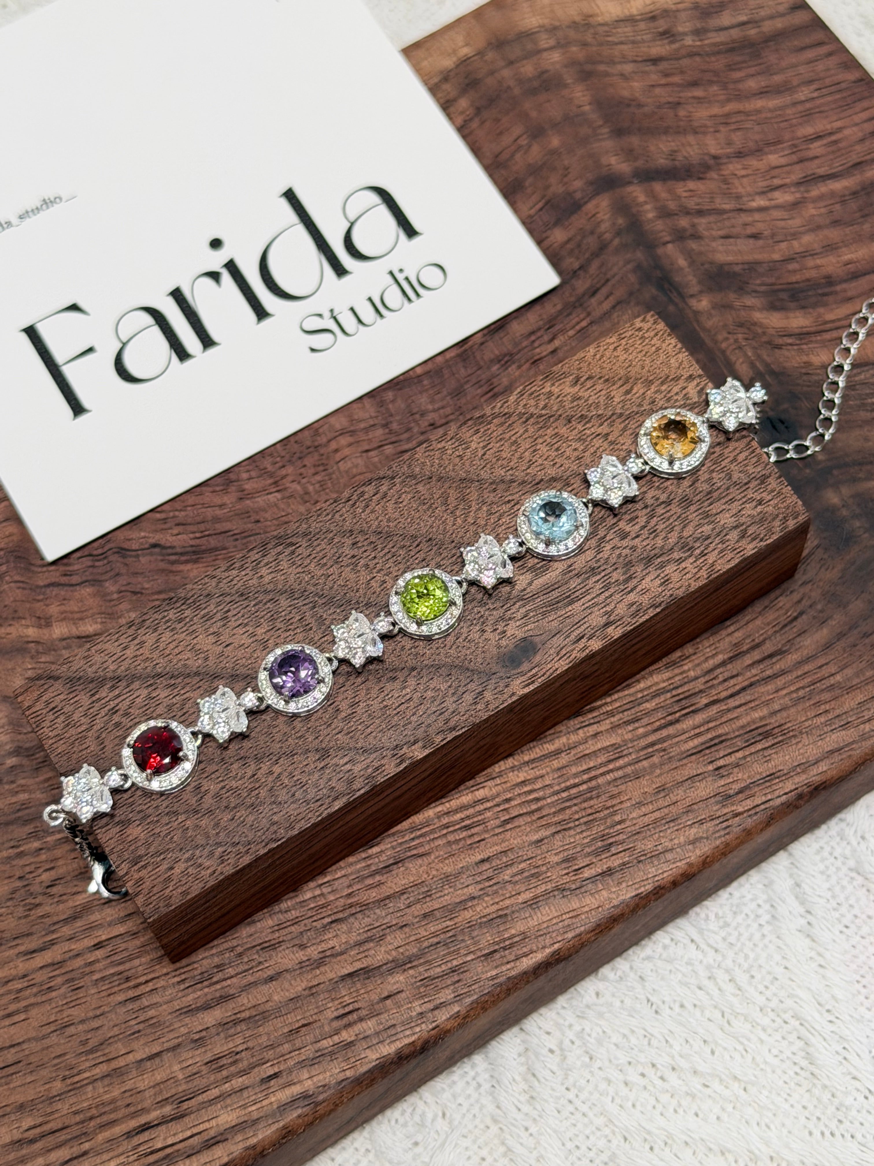 五彩多寶水晶手鍊