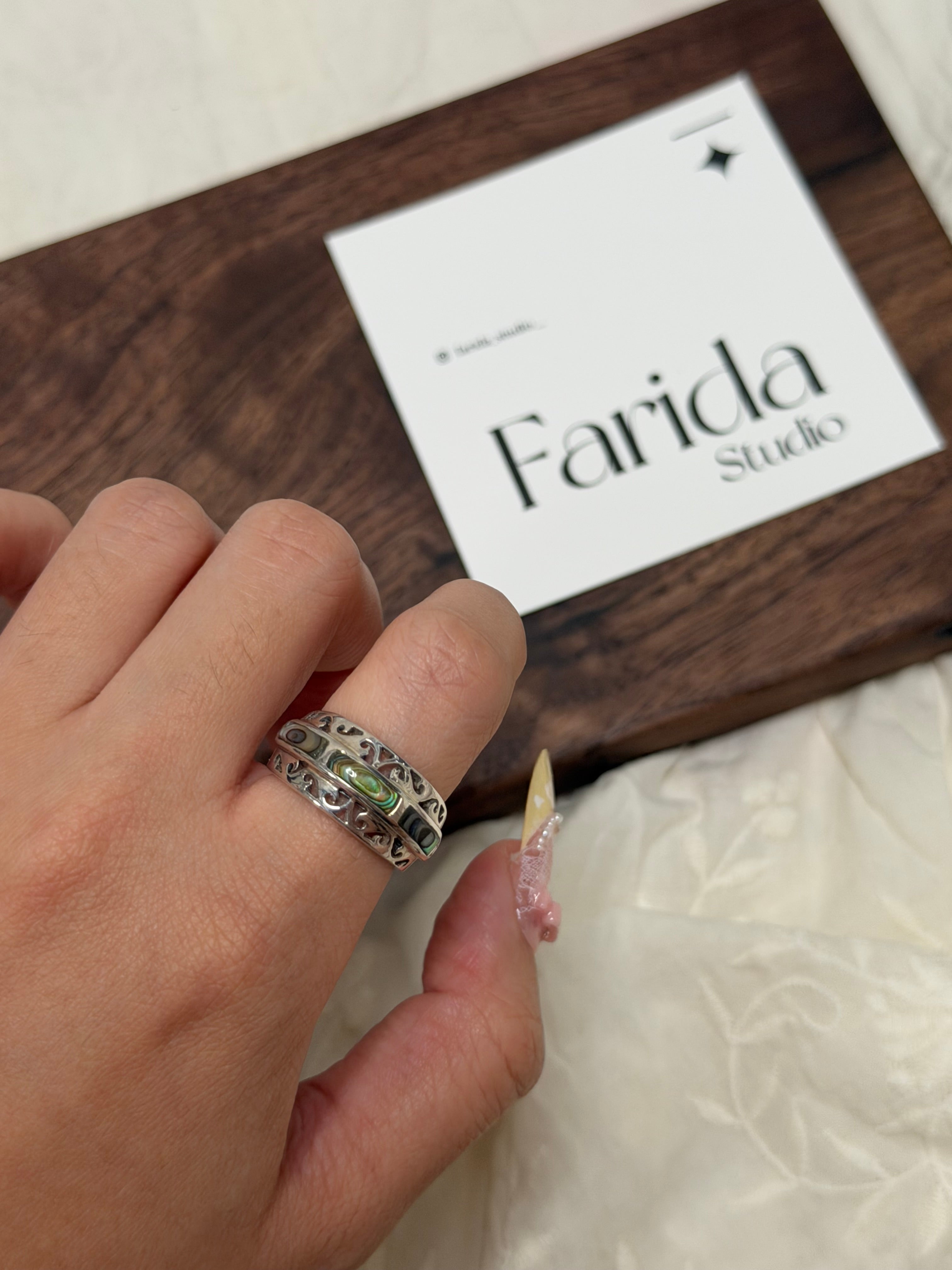 S925彩貝純銀（12碼）