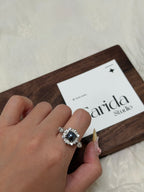 雙馬頭珍珠戒指