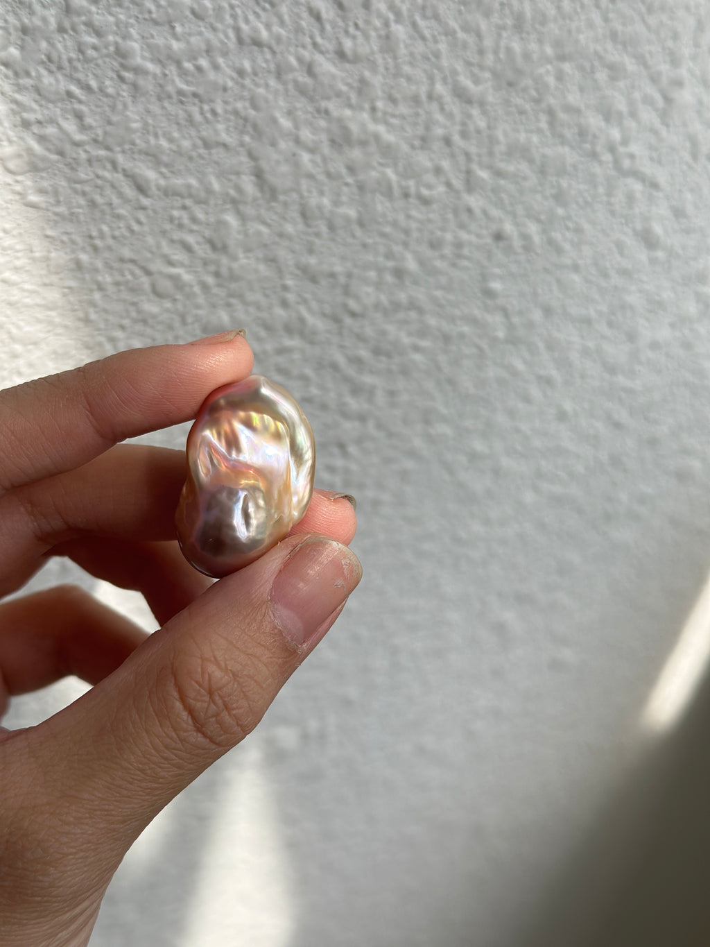 金粉色巴洛克吊墜