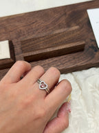 粉碧璽組合戒指