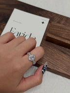 紫玉晶鈦鋼戒指