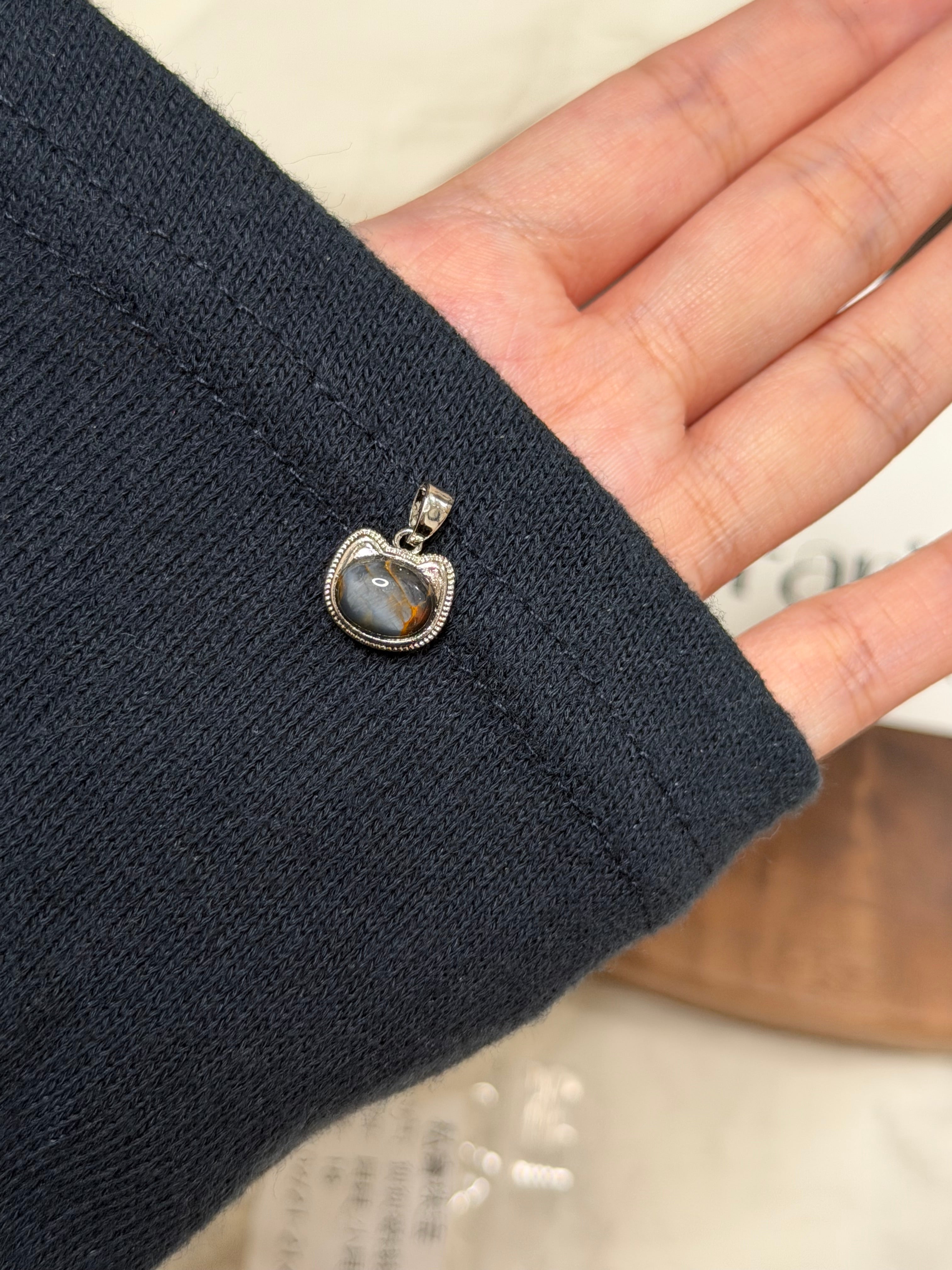 彼得石貓貓吊墜