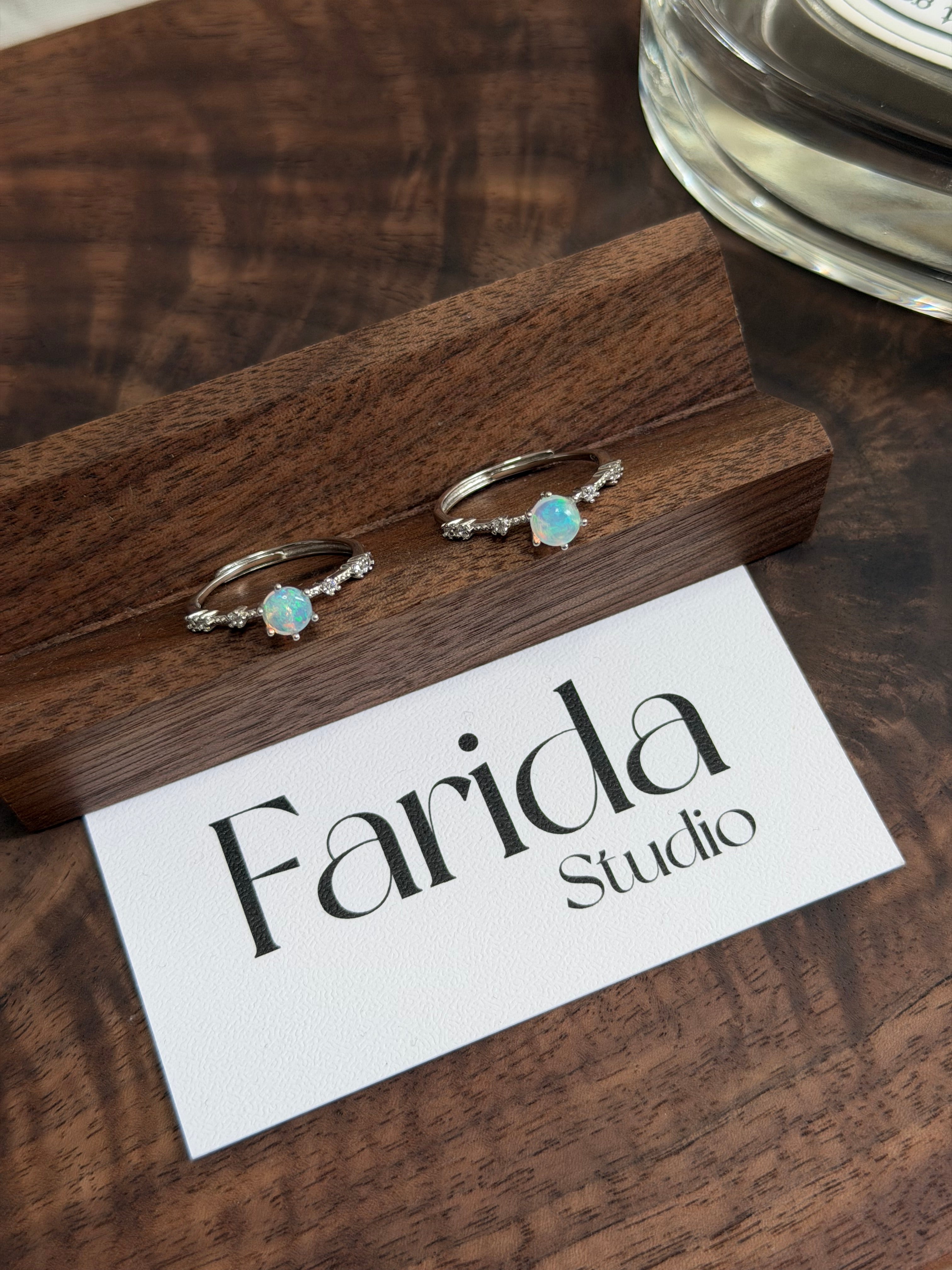 S925精緻澳寶小戒指