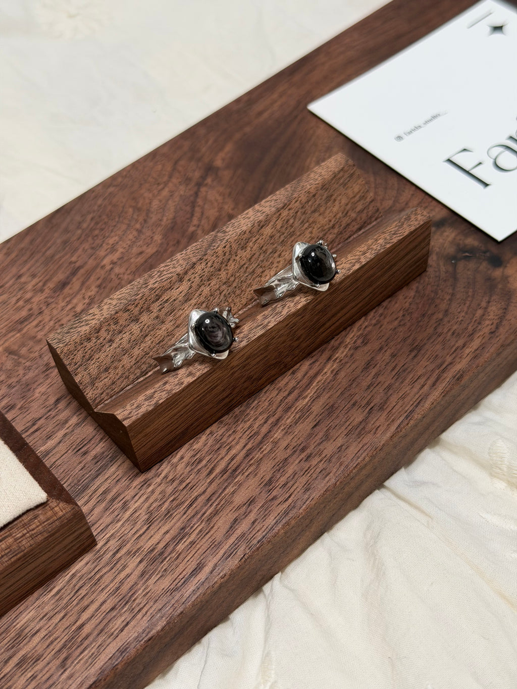 巴洛克風格金運石戒指