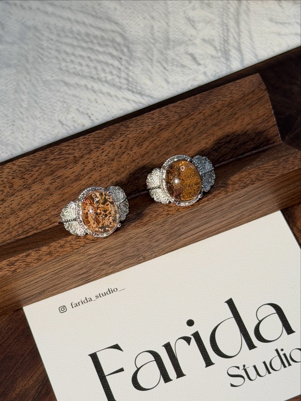 蝴蝶鈦鋼黃幽靈戒指