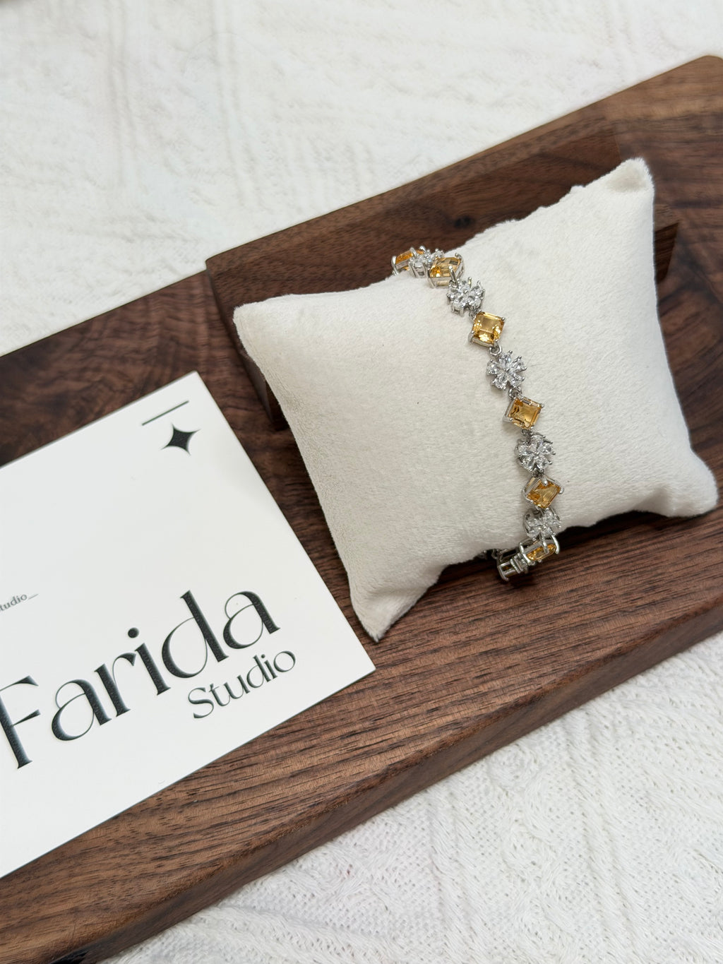 阿斯切黃水晶手鏈