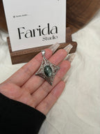 峇里島風綠龍晶吊墜