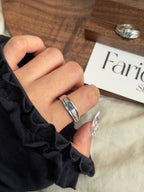 簡約海藍寶戒指