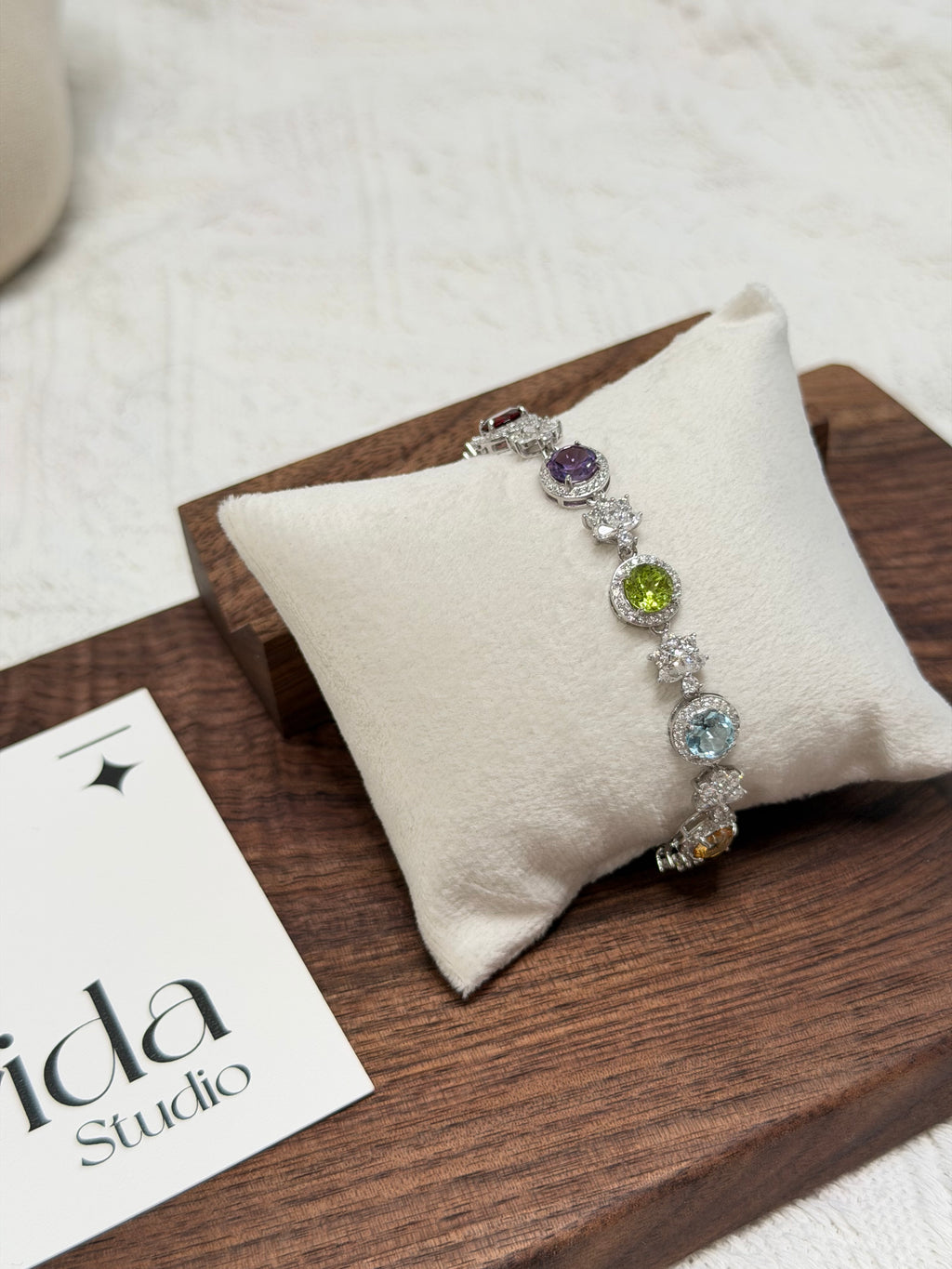 五彩多寶水晶手鍊