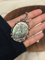 黑貝雕刻大吊墜