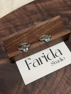 簡約藍托帕戒指