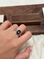 巴洛克風格金運石戒指