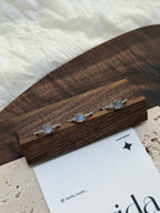 灰月光水晶球戒指