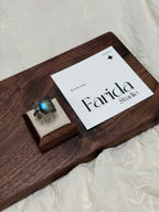 蝴蝶拉長石戒指