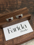 紫牙烏花花戒指