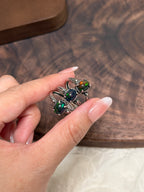 簡約黑澳寶戒指