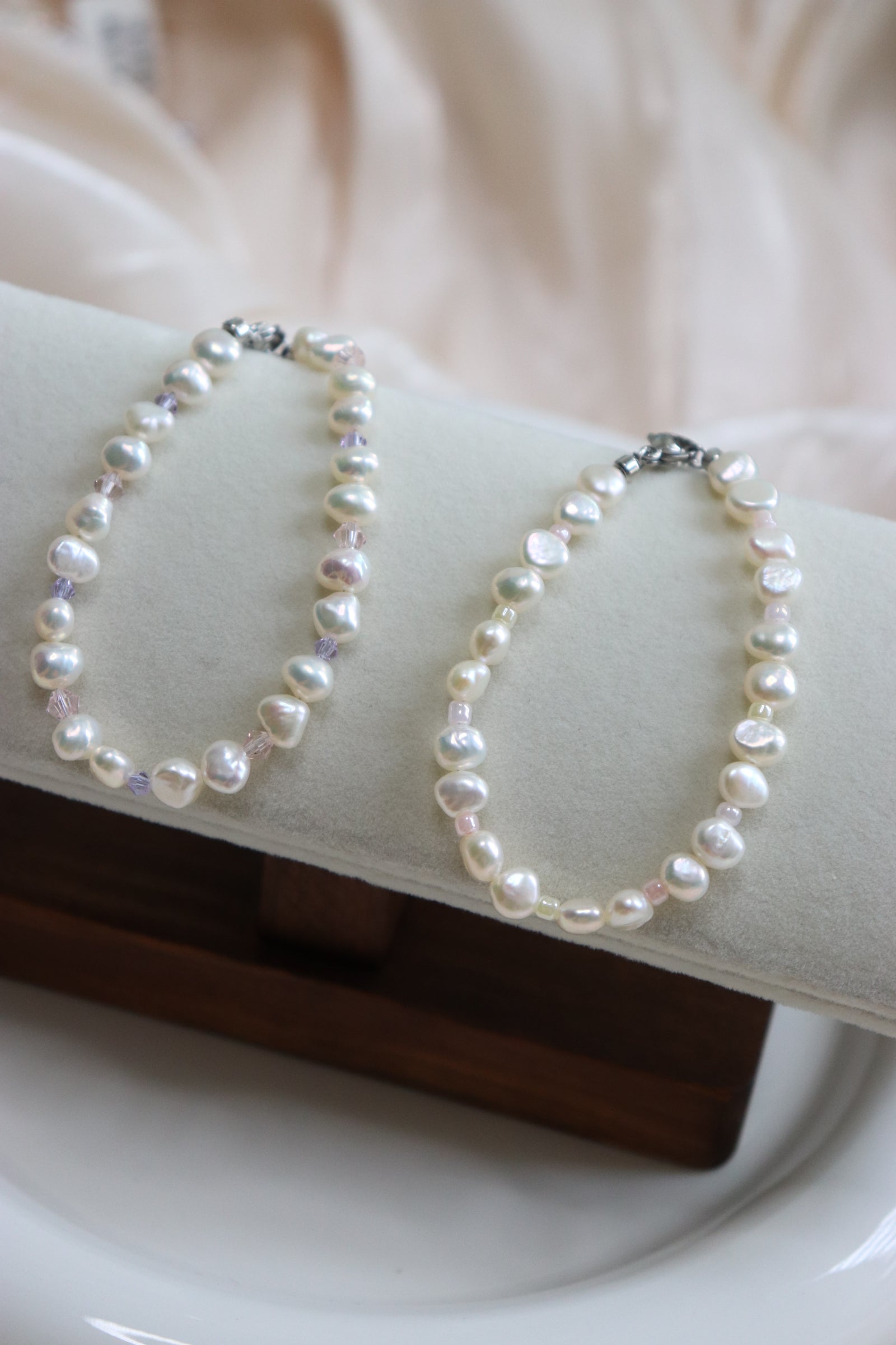 彩光巴洛克珍珠手鏈