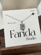 S925風琴紫玉晶吊墜