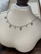 黃水晶波波頸鏈