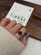 克羅星黑瑪瑙戒指