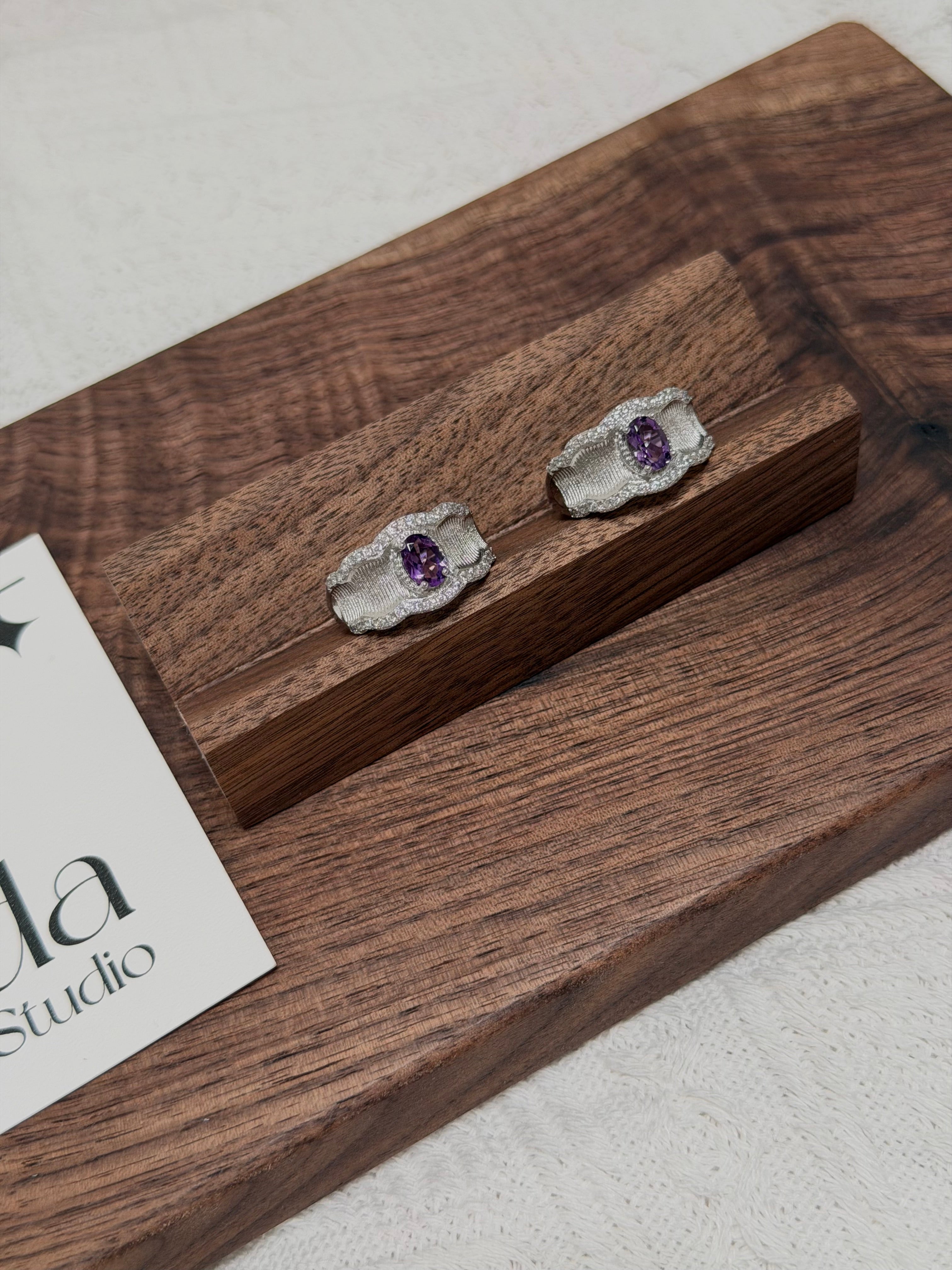 義大利風格紫水晶戒指