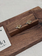 黃水晶心型戒指