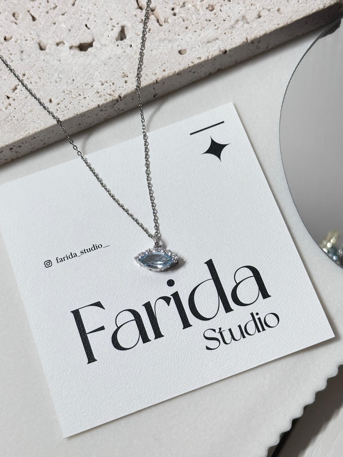 藍托帕鑽切S925銀吊墜