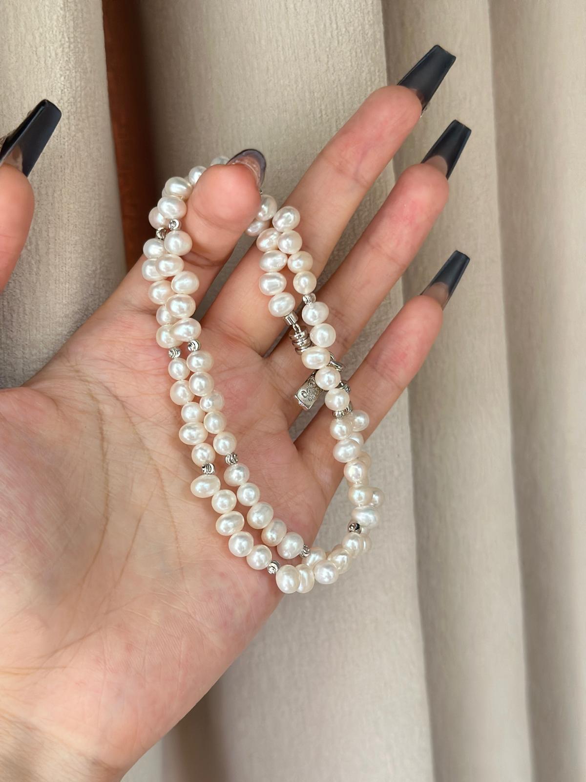 二八孔珍珠頸鏈