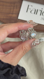 斯里蘭卡藍月亮石戒指